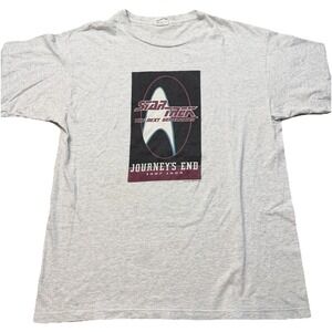 Vintage 1994 Star Trek Next Generation Journey's End Shirt XL USA Single Stitch